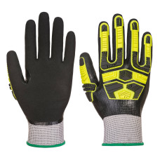 Waterproof HR Cut Impact Glove Grey/Black