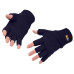 Fingerless Knit Insulatex Glove Black