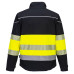 PW3 Hi-Vis Class 1 Softshell Jacket Black/Yellow