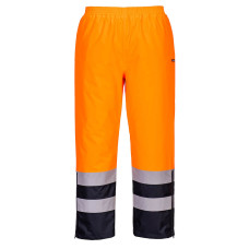 Hi-Vis Lined Rain Pants Yellow/Black