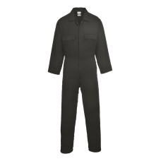 Work Cotton Coverall Black