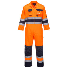 Nantes Hi-Vis Coverall Yellow/Navy