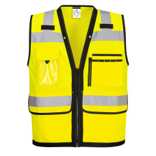 Heavy Duty Surveyor Vest Yellow