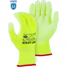 Majestic 3435NHY High Visibility Yellow Dyneema Cut-resistant Polyurethane Coated Glove