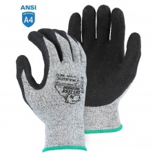 Majestic 35-1550 Cut-less Watchdog Cut Resistant Gloves with Crinkle Latex Palm Coating