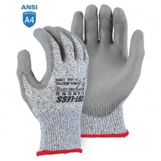 Majestic 37-1505 Dyneema Cut-Less Diamond Cut-resistant Glove with Polyurethane Palm Coating