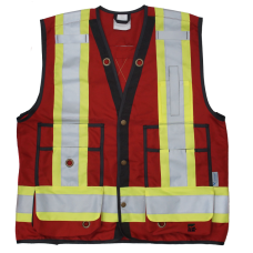 Viking Open Road Class 1 Red Surveyor Vest