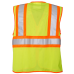 Viking Open Road Zipper Safety Vest Contrasting Stripes