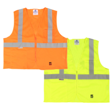 Viking Open Road Class 2 Mesh Safety Vest With Zipper Enclosure