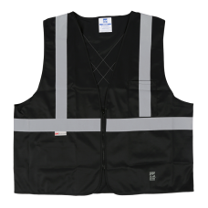 Viking Open Road Class 1 Solid Safety Vest With Zipper Closure