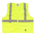 Viking Open Road Class 2 Solid Safety Vest With Zipper Closure